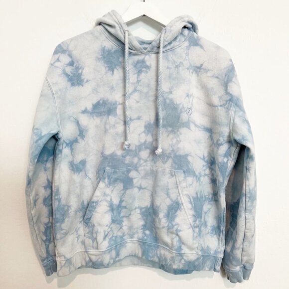 Standard Cloth Stockton Tie Dye Pullover Hoodie Sweatshirt Blue Urban Size Small - Picture 2 of 9